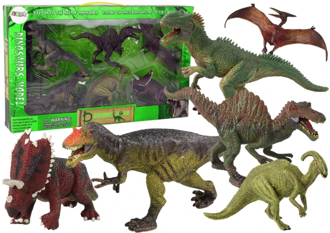 Großes Dinosaurier Set - 6 Figuren