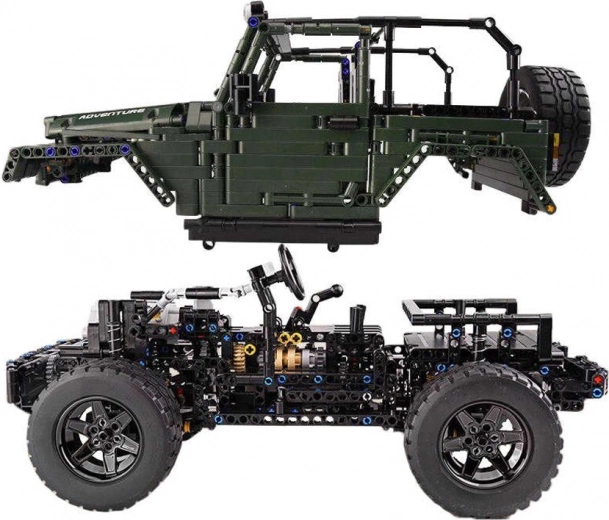 Abnehmbare Karosserie und detailliertes Fahrwerk