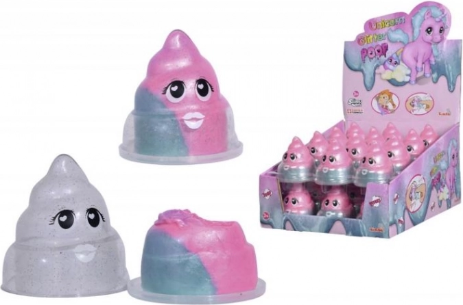 Slimy Unicorn pupsendender Schleim im Becher 80 g