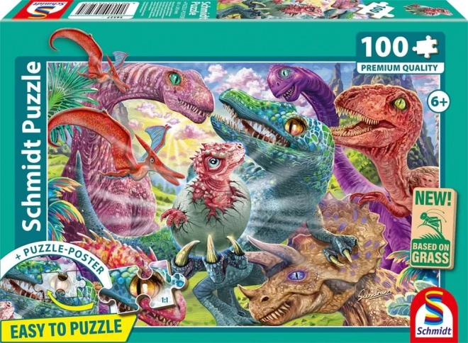 Puzzle kleiner Dinosaurier 100 Teile