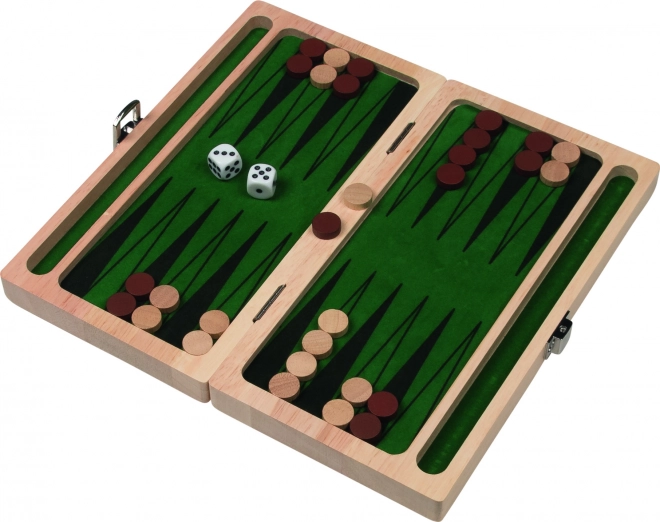 Vrhcáby Backgammon im Holzdesign