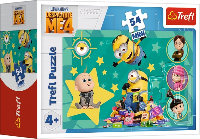 Trefl Puzzle Ich Einfach Unverbesserlich 4 Mit Minions Spaß 54 Teile