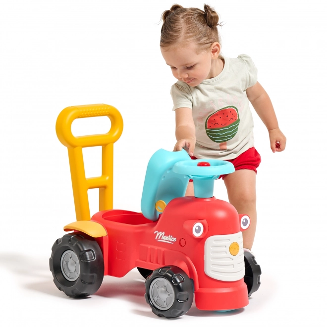 Roter Fahrtraktor Maurice für Kinder