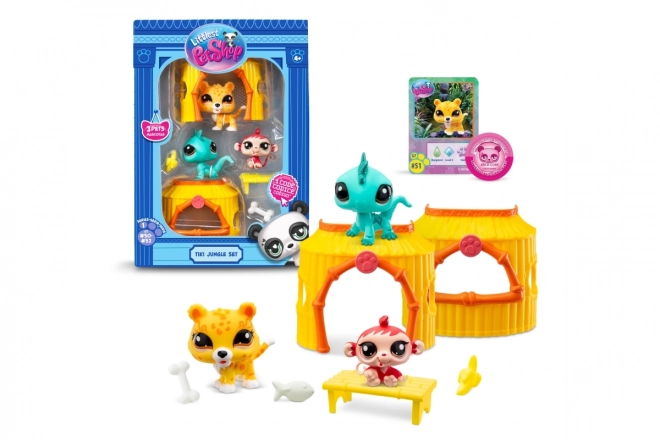 Littlest Pet Shop Dschungel Sammelfiguren Set