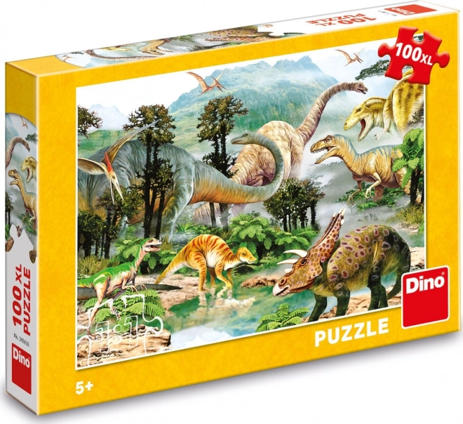 Dino Puzzle Dinosaurierwelt 100 Teile