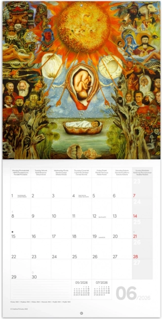 Notizkalender Frida Kahlo 2026