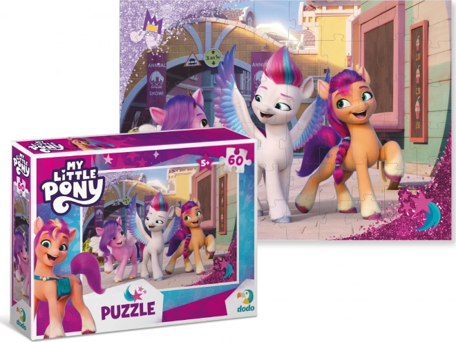 DODO Puzzle Mein kleines Pony: In der Stadt 60 Teile