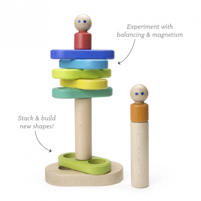 Magnetisches Stapelspielzeug von Tegu