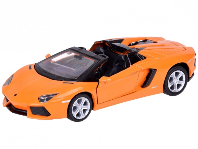 Metallauto Lamborghini Aventador Roadster Modell Interaktiv