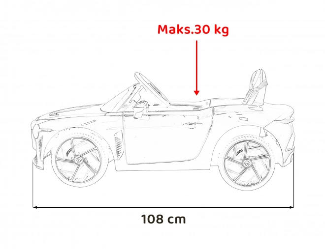 Elektrisches Kinderauto Bentley Bacalar grün – Weiß