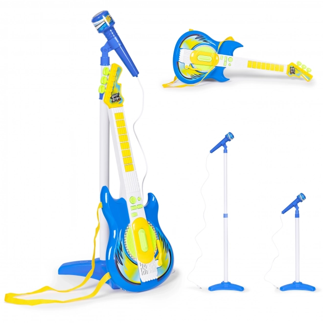 Elektrische Gitarre und Mikrofon Set für Kinder