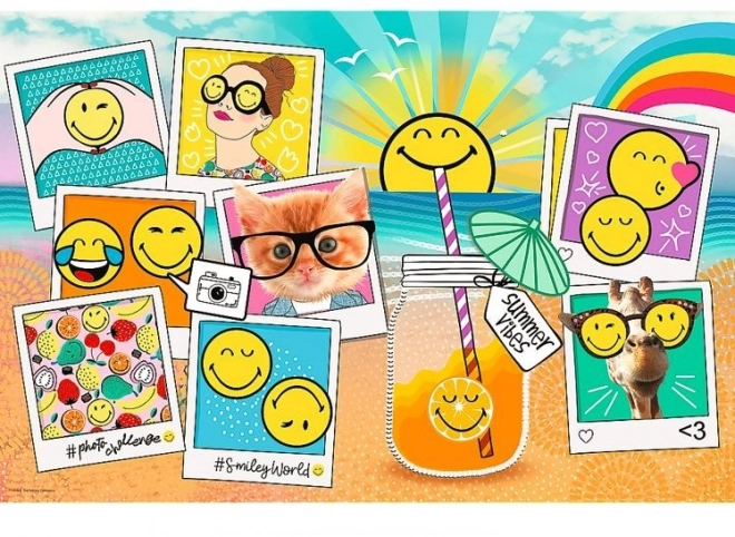 Puzzle 300 Teile - Smiley im Urlaub