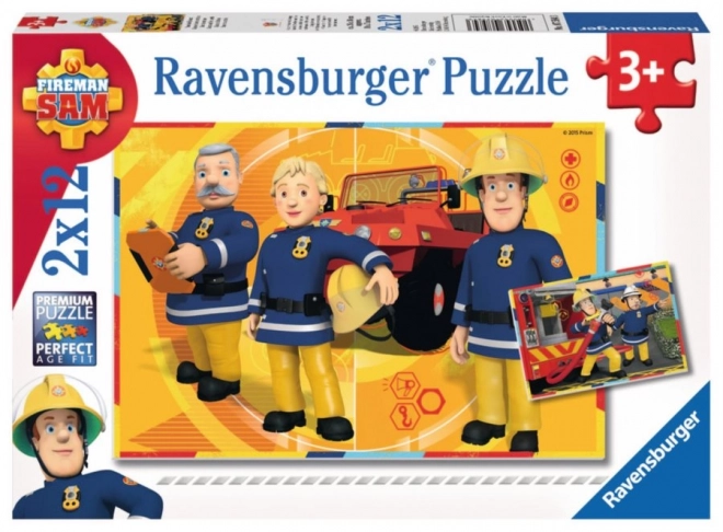 Ravensburger Puzzle Feuerwehrmann Sam in Aktion