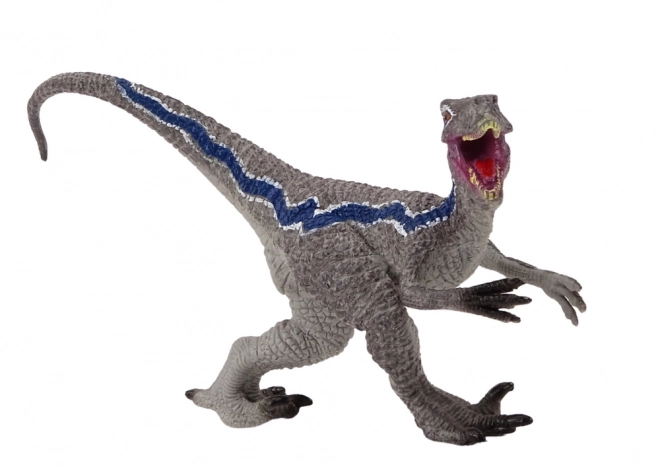 Dinosaurier Sammelfigur Velociraptor Grau