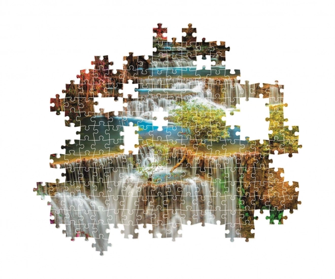 Puzzle Bunte Wasserfälle in Thailand 1000 Teile