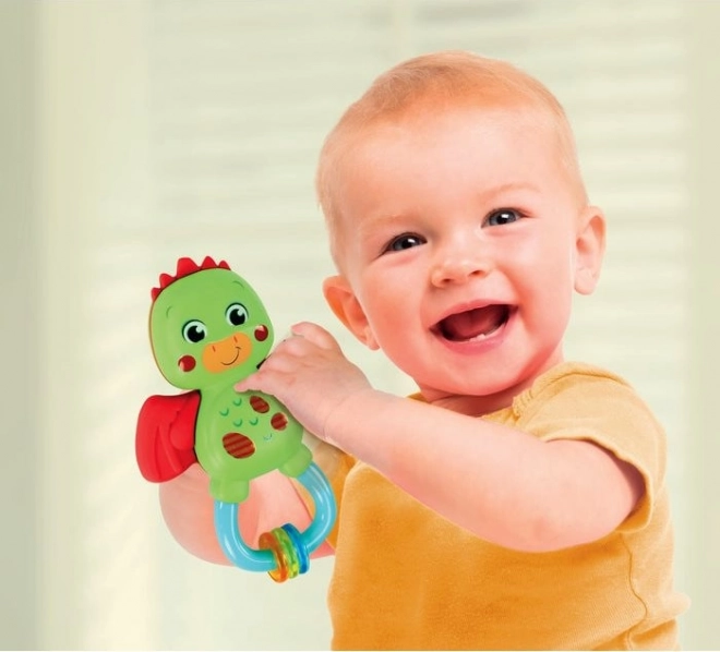 Clementoni Baby Rassel Kleiner Drache 2-in-1