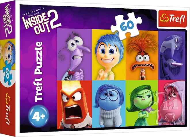 TREFL Puzzle Inside Out: Erkenne deine Emotionen 60 Teile