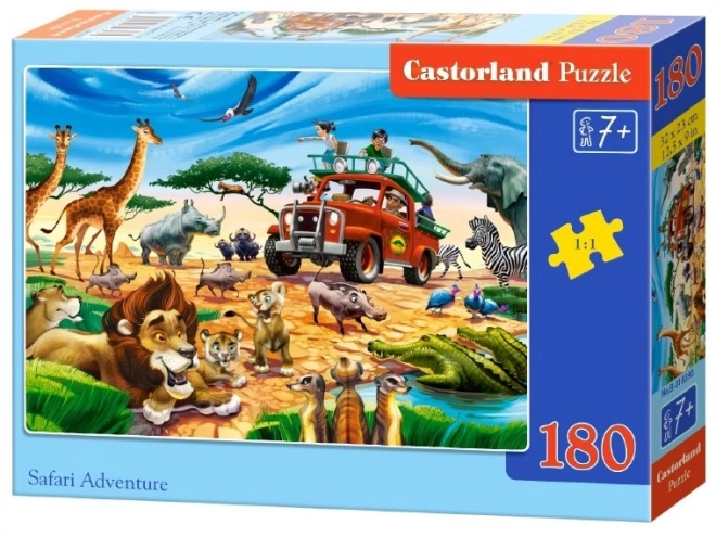 Safari Abenteuer Puzzle 180 Teile