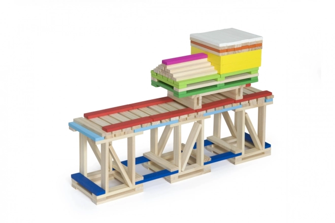 Holz-Baukasten 250 Bausteine