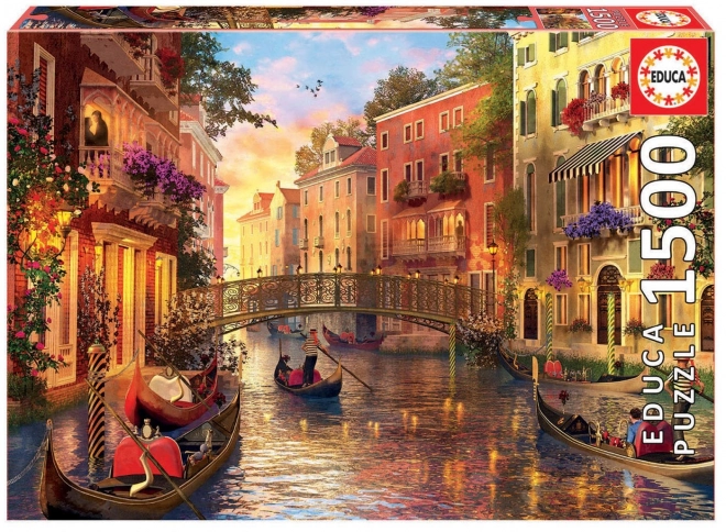 Educa Puzzle Dämmerung in Venedig - Puzzle 1500 Teile