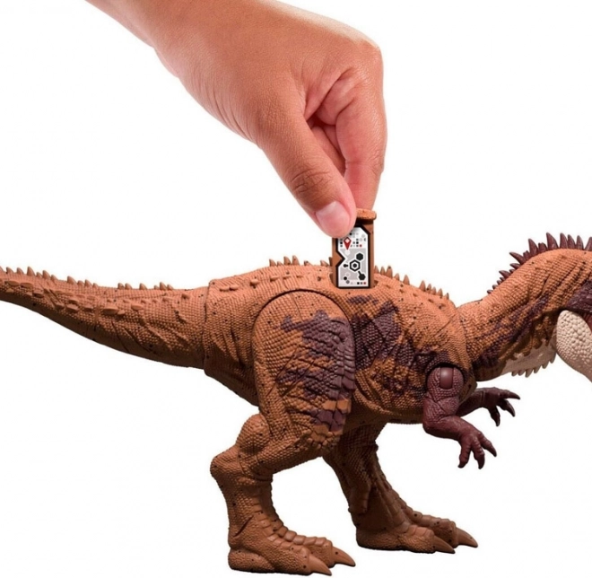 Dinosaurier-Figur Kryptops aus Jurassic World mit wildem Gebrüll und beweglichen Teilen