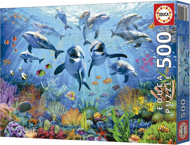 EDUCA Puzzle Spaß unter Wasser 500 Teile