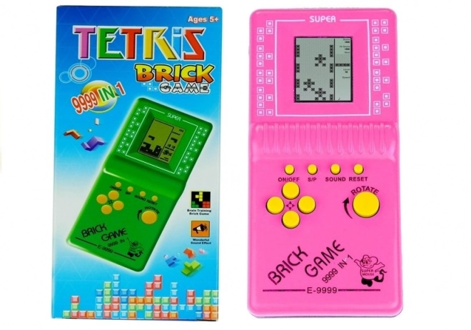 Elektronisches Taschenspiel Tetris Rosa