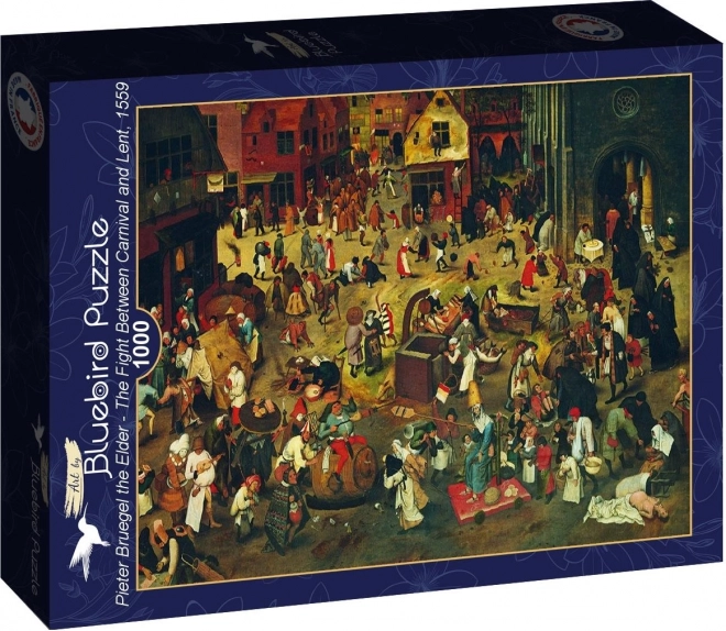 Bluebird Puzzle Der Kampf zwischen Karneval und Fastenzeit