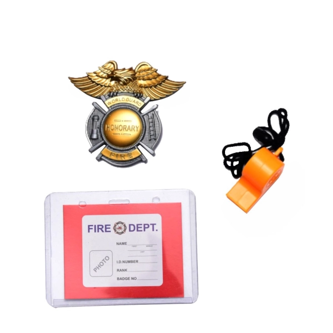 Feuerwehr-Koffer-Set mit Feuerlöscher - 7 Teile