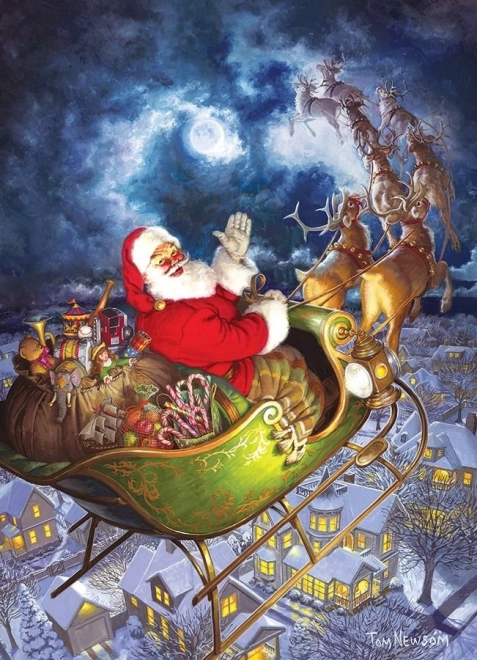 Puzzle Fröhliche Weihnachten für alle 1000 Teile von Cobble Hill
