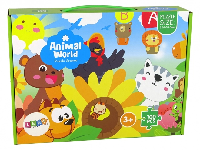 Tier-Puzzle für Kinder 100 Teile