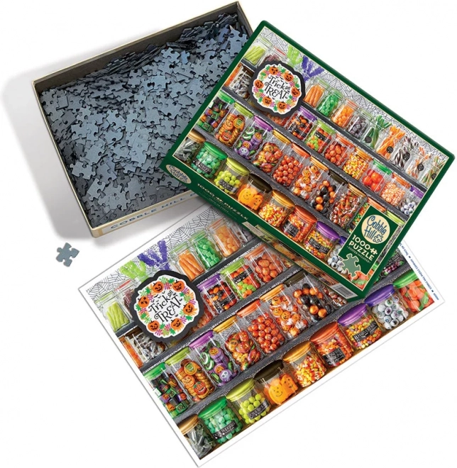 Puzzle Halloween: Süßes oder Saures 1000 Teile von COBBLE HILL