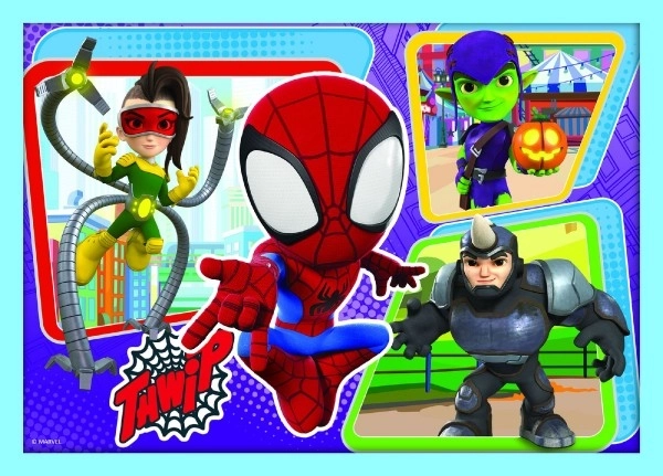 Puzzles Spidey und seine erstaunlichen Freunde 4 in 1