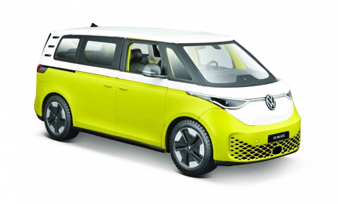 Metallmodell Volkswagen ID. Buzz 2023 Gelb im Maßstab 1:24