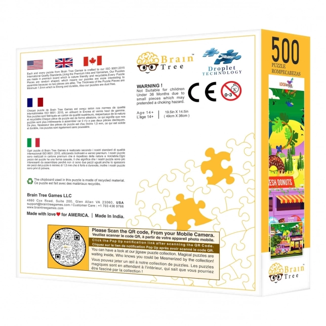 Brain Tree Puzzle Geschlossene Welt 500 Teile
