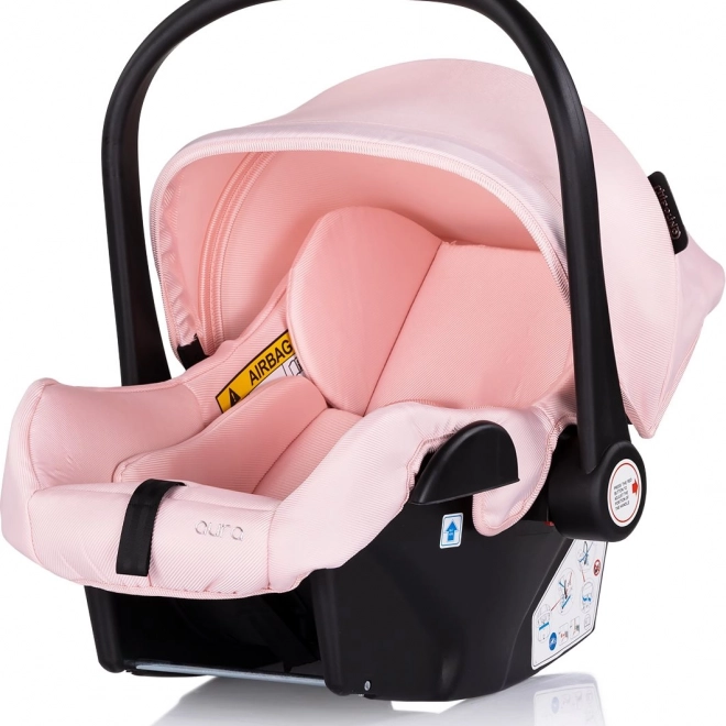 Chipolino Aura i-Size Kindersitz in Rosa Marshmallow