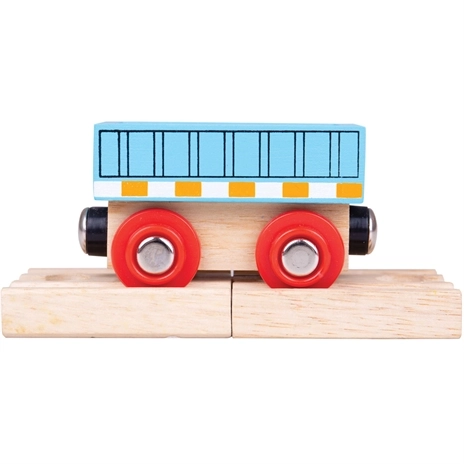 Bigjigs Rail Blauer Waggon