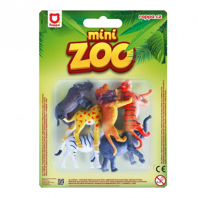 Set mit 6 Wildtiere Figuren