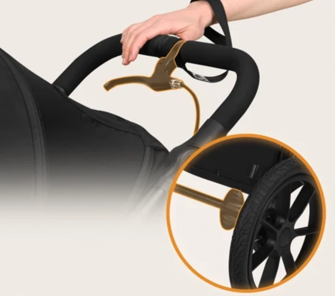 Sportkinderwagen Lionelo Azura Schwarzer Onyx