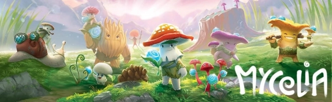Strategie-Brettspiel Mycelium: Tal der Tausend Tautropfen
