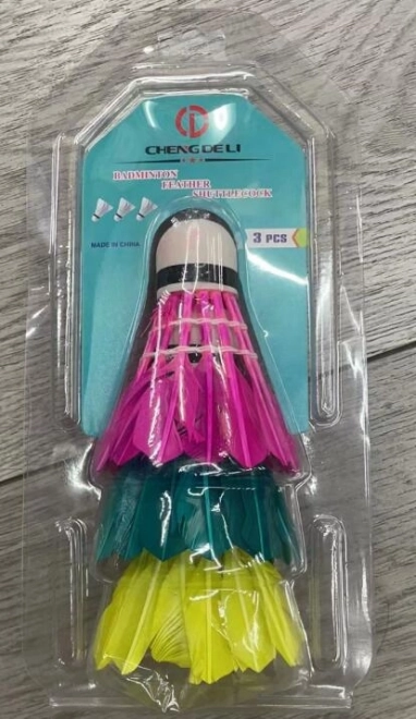 Bunte Badmintonbälle Set