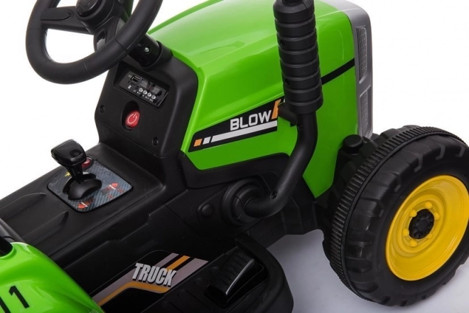Elektrischer Kindertraktor mit Anhänger