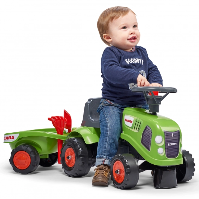 Falk Lauflernwagen Baby Claas mit Anhänger