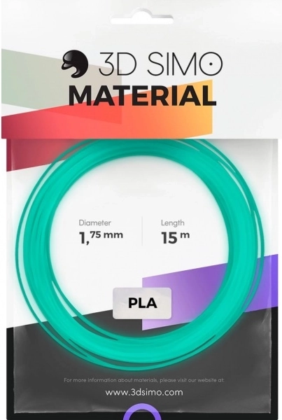 Fluoreszierendes Filament für 3D-Stifte und 3D-Druck 1,75 mm – Set 15 m