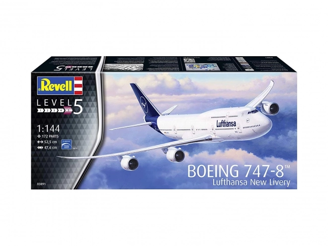 Plastikmodell Boeing 747-8 Lufthansa