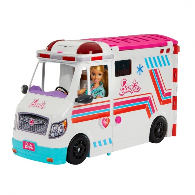 Barbie Krankenwagen und Klinik 2 in 1