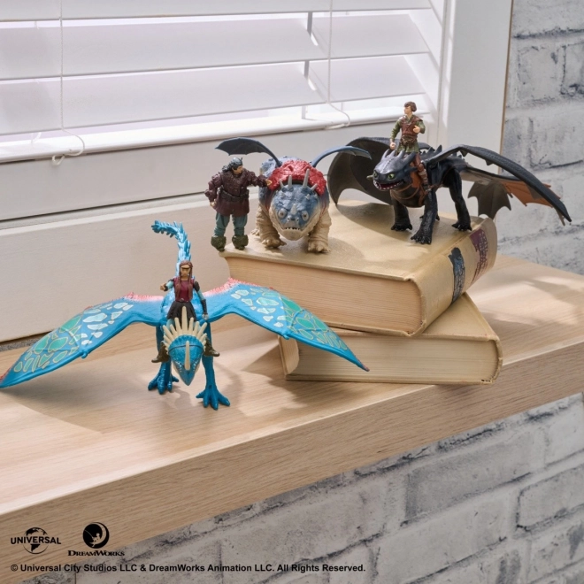 Figuren von Drachenzähmen leicht gemacht Krieger und Drache Sortiment