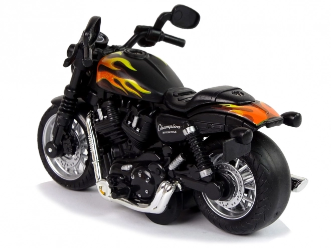 Motorrad Champion mit Rückziehantrieb, Geräuschen und Lichtern