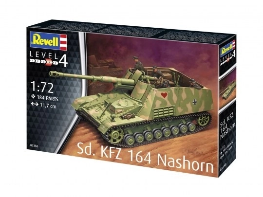 Plastikmodell Sd.Kfz. 164 Nashorn 1/72