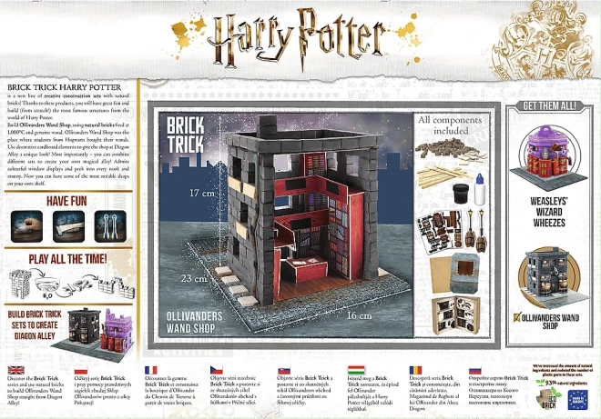 Trefl Brick Trick Harry Potter: Ollivanders Zauberstabladen